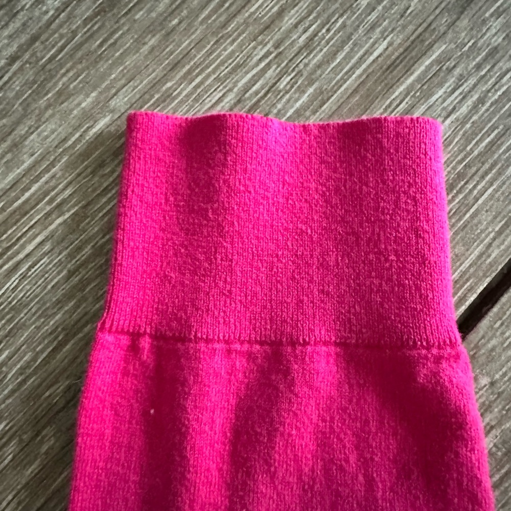 J.Crew Bright Pink Classic 100% Cotton Button-Up Cardigan, Size L - Picture 5 of 7